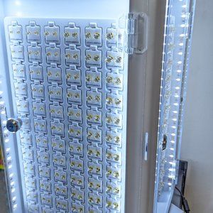 stud earrings set with display 288ct